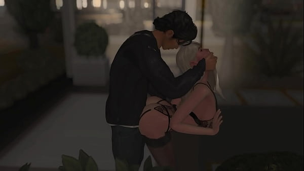 Quickie public sex in the garage 3d hentai