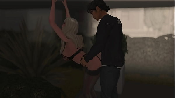 Quickie public sex in the garage 3d hentai
