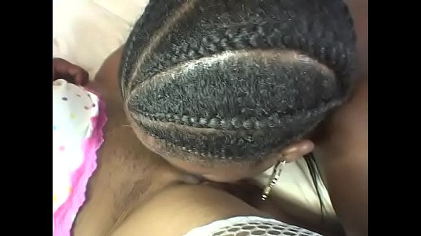 Play MP4 - Stunning black lesbians with big tits popping out like torpedoes are dildoing