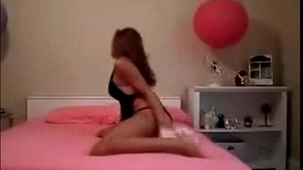 Hot young brunette dance 
