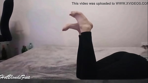 She Is Playing With Her Legs - Miley Grey