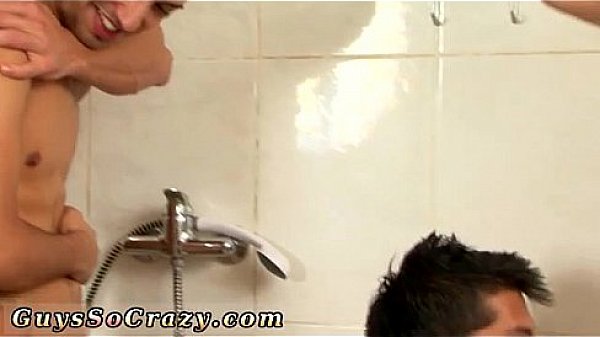 Milky boobs sucked by group of men gay It's the shower fuckfest of 