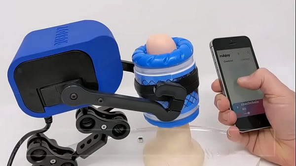 Rubjoy demonstrationRoboticpenis pleasuring machine