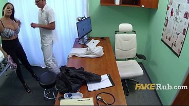 Busty milf begs doctor to fix her sex life