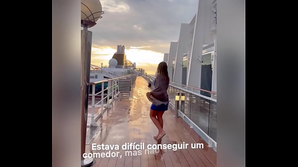 Na Viagem De Cruzeiro, Em Alto Mar, Belinha Deu Muito Pra Tr&ecirc;s Comedores thumbnail