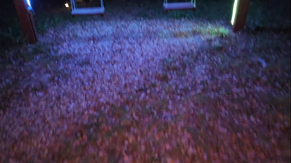 Play MP4 - Fucked obedient fat girl on the swings in the village in the mouth and tight huge ass and cum on big tits