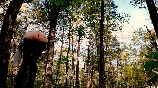 Outdoors sage eldritch taking down her hammock 