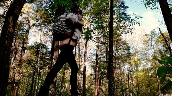 Outdoors sage eldritch taking down her hammock 