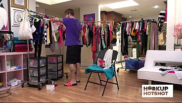 BTS - Asian Vina Sky Shows Off Her Body During A Backstage Tease! 