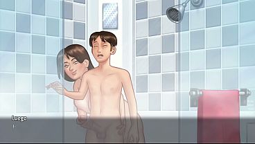 Ella estaba tan cachonda y puta que se olvido que era su hijastro y hizo que el la follara todo el dia en todas partes - Summertime saga video thumbnail