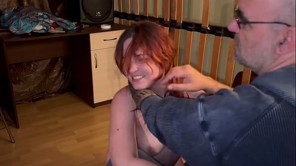 Gets Stripped And Slapped Before Blowjob thumbnail