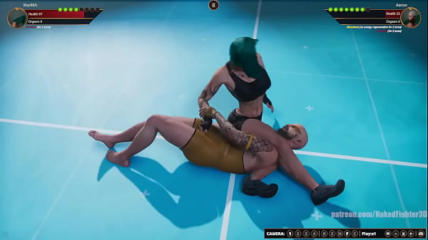 Marilith VS Aaron NakedFighter3D
