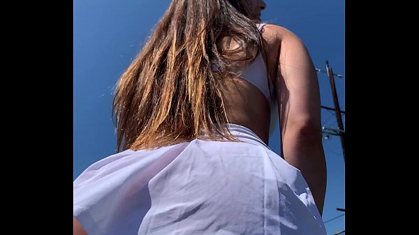 Play MP4 - Brunette Babe Abbie Maley Public Sex on Tennis Court