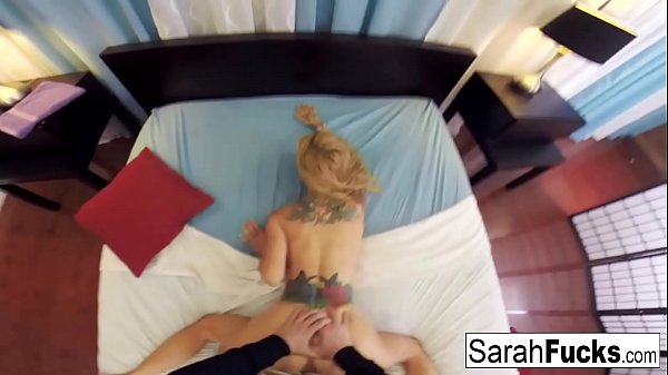 Sarah gets a hotPOV massage and fuck