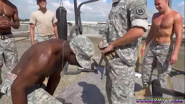 Military guys jacked off gay Staff Sergeant knows what is hottest for