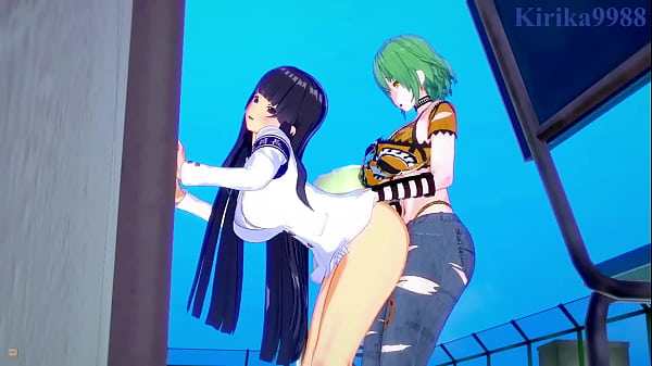 Hikage and_Katsuragi and Ikaruga intense futanari sex Senran KaguraHentai