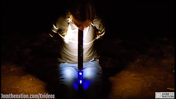 Submissive girl does rough blowjob gagging and ass eatingon a private beach in the American Heartland