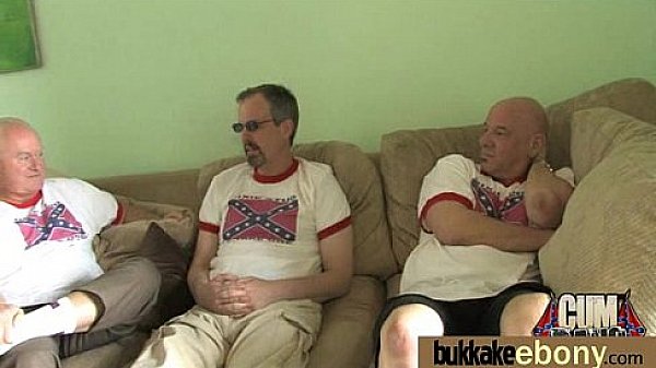 Cum loving teen enjoys huge bukkake 1 