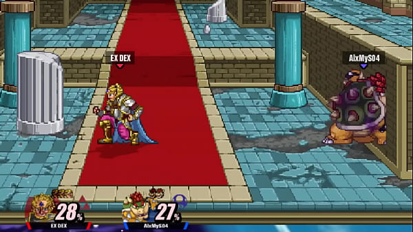 Le doyuna clavada SSF2 peleando contra AlxMyS04