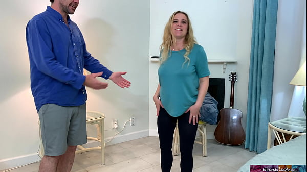 Play MP4 - Stepson helps stepmom make an exercise video - Erin Electra