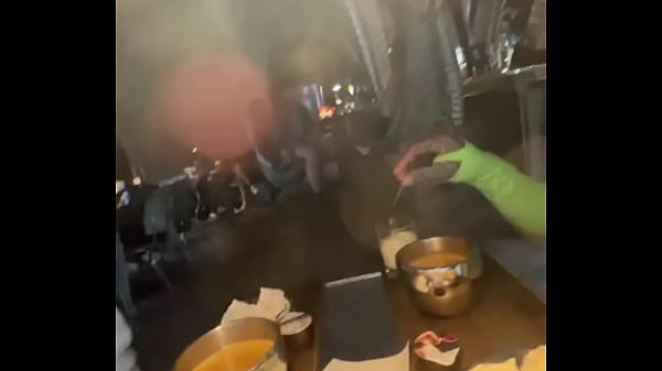 Sipping on some alien coffee at the giga bar ️what&rsquo;s the wildest drink you&rsquo;ve ever had #alien #coffee #outo 