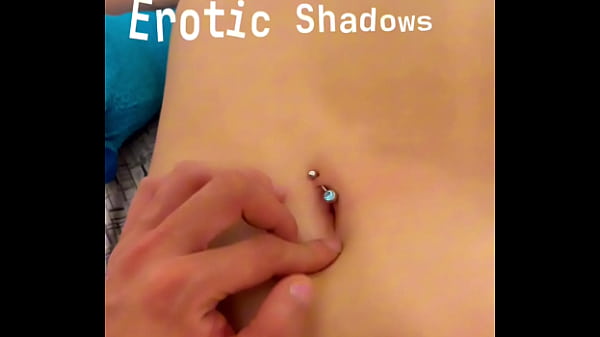 A good finger in this beautiful navel 