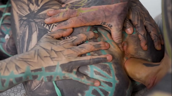 Heavily Tattooed Girl Intense Ass Fucking thumbnail
