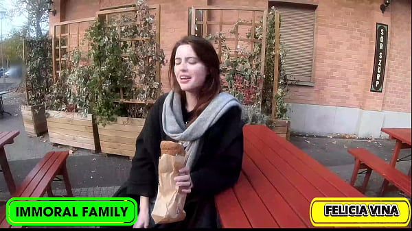 Felicia vina's hungarian ass devours cock and cum in budapest