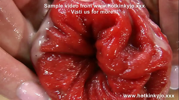 Play MP4 - Hotkinkyjo sefl anal fisting her ruined anus hole and prolapse