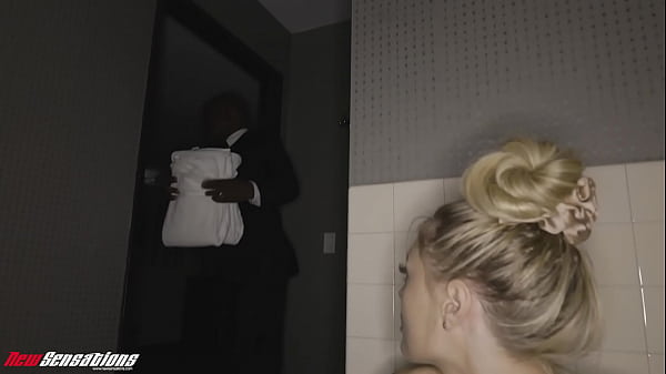 New sensations big black cock gets tricked into fucking her cheating pussy