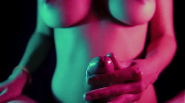 Sensual handjob from hot russian milf