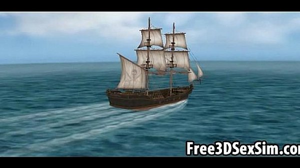 Two sexy 3D cartoon ebony hotties getting fucked 