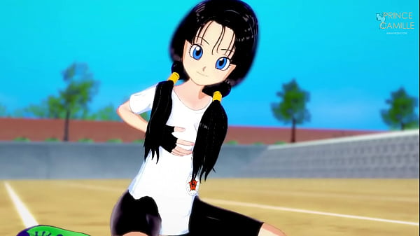 Videl gets horny in the middle of training 