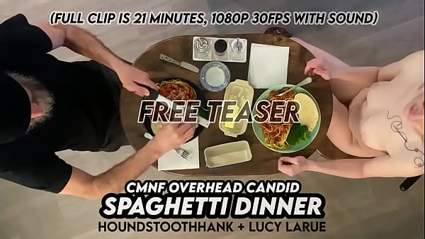 Cmnf overhead candid spaghetti dinner