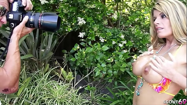 Huge Boobs Blonde Mature Oiled And Fucked thumbnail