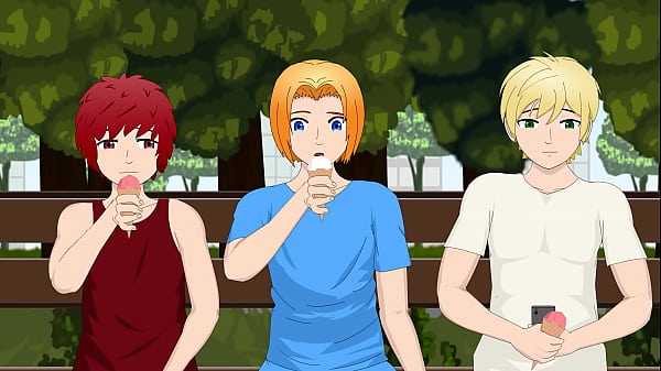 Three Guys Are Watching Porn And Wanking Hentai Yaoi Gay Porn thumbnail