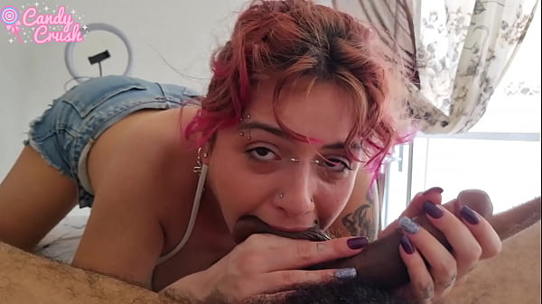 Vi Meu Preto Punhetando O Pauzao Dele Sozinho E Tive Que Engolir Ele Minha Boquinha Fazendo Uma Garganta Profunda E Depois Minha Bucetinha Numa Cavalgada At&eacute; Ele Me Encher De Leite thumbnail