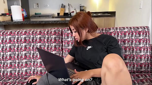 Play MP4 - Slutty technicians Milan and Max recognize porn actress Celeste and she auditions for them by fucking them