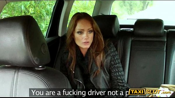 Pretty brunette babe Sophiepoundedfor a free taxifare