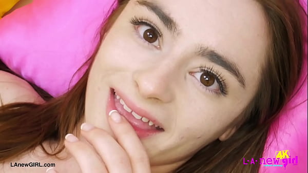 Elegant new face_with brunette charm shows her sexy body