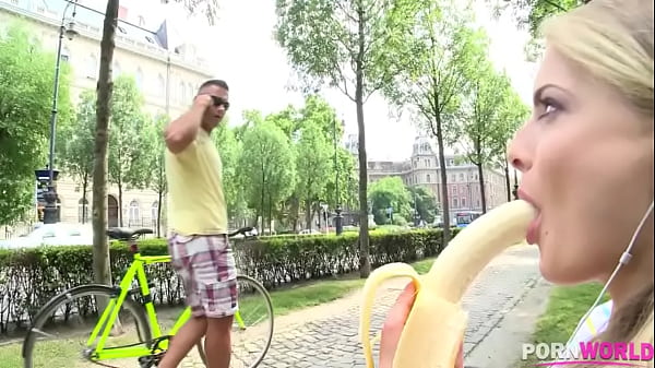 Biker bangs Cayenne Klein'_s tight shaved pussy really hard GP1043