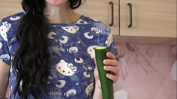 Play MP4 - The girl ate a little cucumber and this cucumber fucked an appetizing pussy to a delicious orgasm&period;