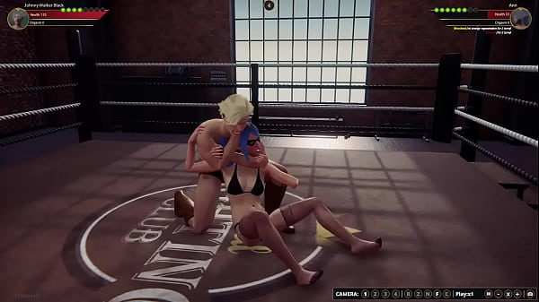 Johnny_Walker Black VS_Ann Naked Fighter 3D