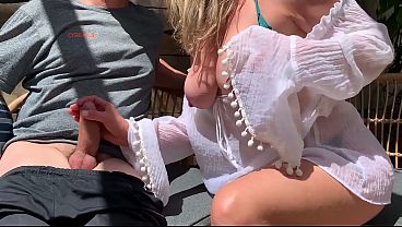 Ejaculation in front of everyone she refused to stop until i cum