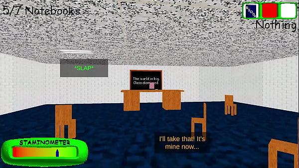 How to beat baldi's a walkthrough