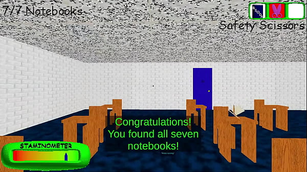 How to beat baldi's a walkthrough