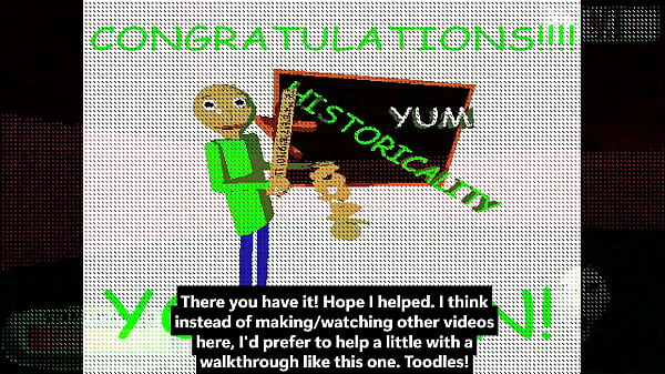 How to beat baldi's a walkthrough 