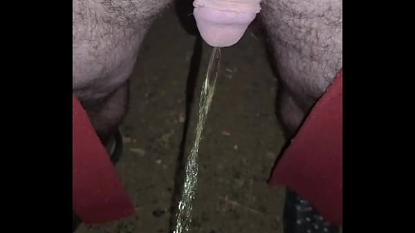 Pissing outside on the mountain