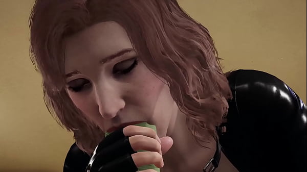 Black Widow_Real model Scarlett Johansson_bondage suit