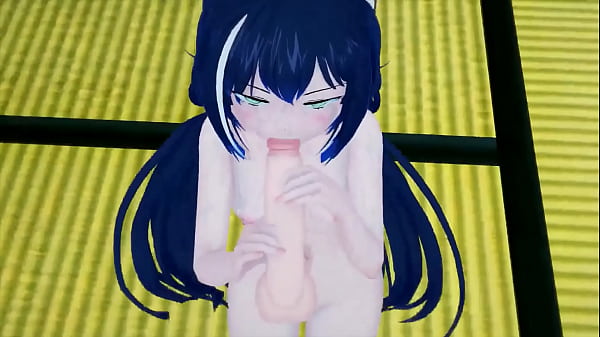 Cute cat girl loves sucking and fucking big dick - Hentai_anime